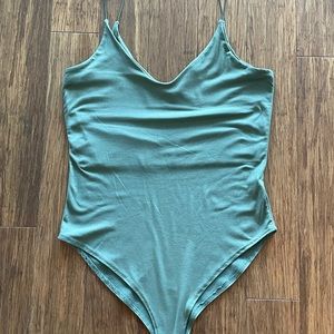 Olive green body suit